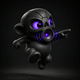 Brumm-Gremlin Maskottchen