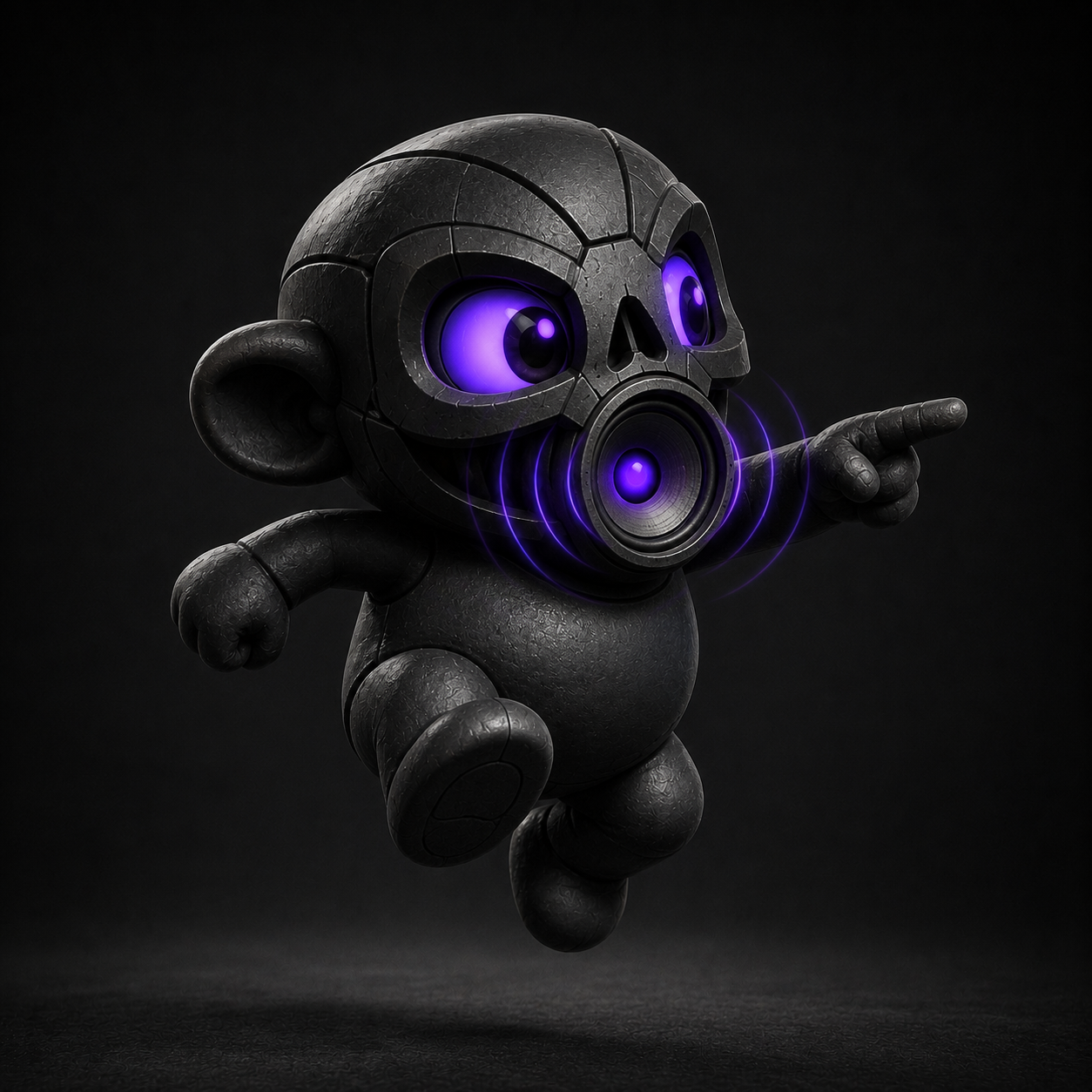 Brumm-Gremlin Maskottchen